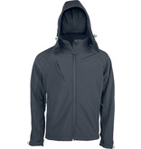 Kariban Heren Afneembare hooded softshell jas