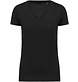 Kariban Dames-t-shirt Supima® V-hals korte mouwen