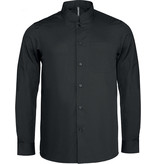 Kariban Men's Long Sleeve Mandarin Collar Blouse