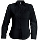 Kariban Dames poplin blouse lange mouwen