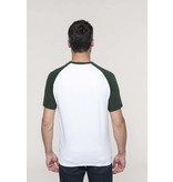 Kariban Baseball - Tweekleurig T-shirt