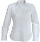 Kariban Dames oxford blouse lange mouwen