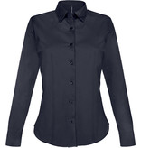 Kariban Dames stretch blouse lange mouwen