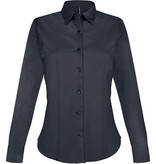 Kariban Dames stretch blouse lange mouwen