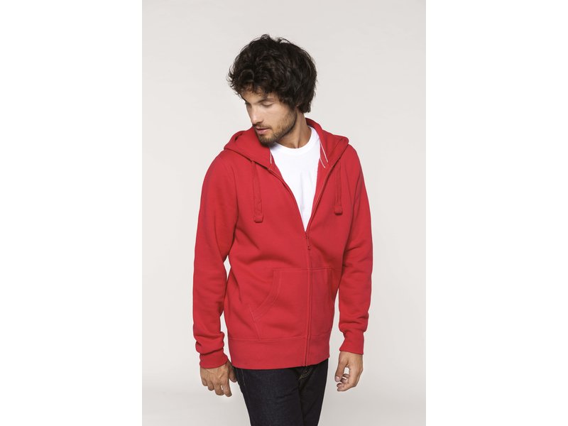 Kariban Hooded Sweater Met Rits