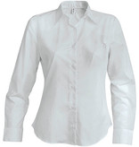 Kariban Dames non-iron blouse lange mouwen