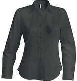 Kariban Dames non-iron blouse lange mouwen