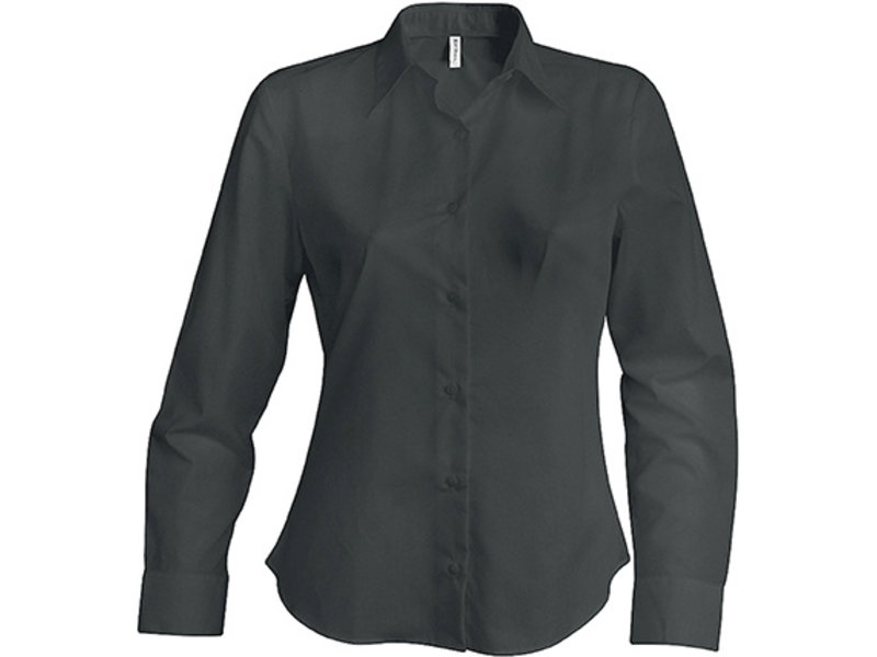 Kariban Dames non-iron blouse lange mouwen