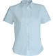 Kariban Dames oxford blouse korte mouwen