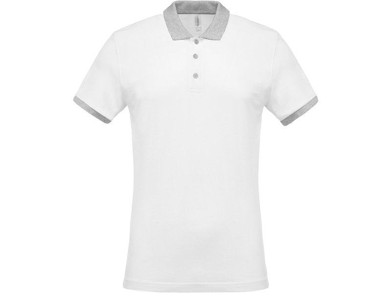 Kariban K258 | Piqué-herenpolo tweekleurig