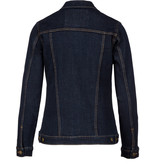 Kariban Ongevoerde damesjas van denim Kariban Ongevoerde damesjas van denim