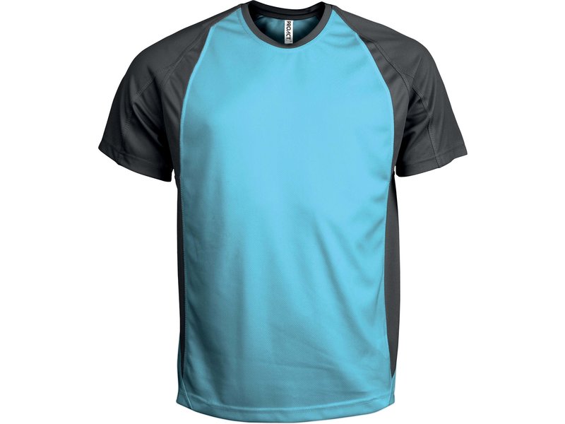 Proact Men's Bicolour Short Sleeve Crew Neck T-shirt