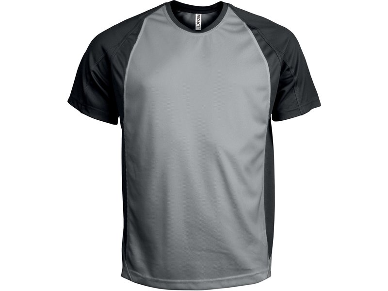 Proact Men's Bicolour Short Sleeve Crew Neck T-shirt