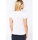 Kariban Bio dames-t-shirt kraag met onafgewerkte rand korte mouwen