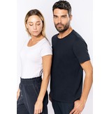 Kariban Bio T-shirt kraag met onafgewerkte rand korte mouwen