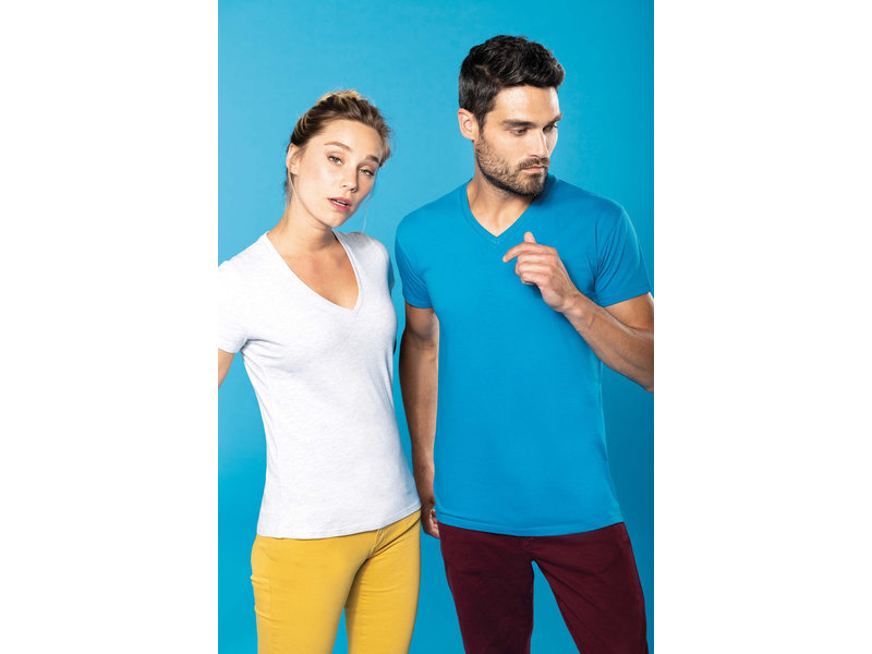 Kariban Heren-t-shirt BIO150 V-hals