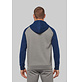 Proact Fleece met rits en tweekleurige capuchon unisex