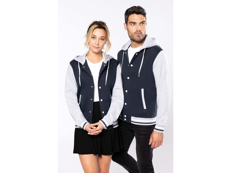 Kariban College jacket met capuchon unisex