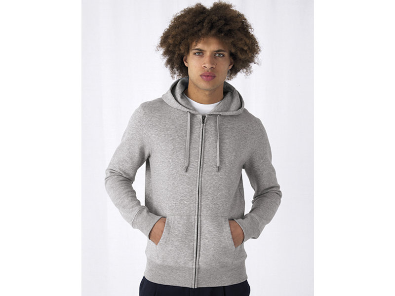 B&C KING Zipped Hooded