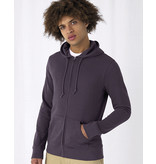 B&C Organic Zipped Hooded