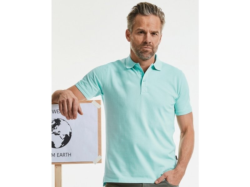 Russell Pure Organic Men's Pure Organic Polo