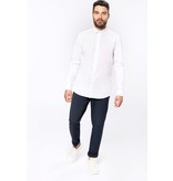 Kariban Herenoverhemd in popeline met lange mouwen Kariban Herenoverhemd in popeline met lange mouwen