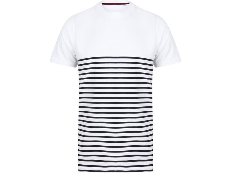 Front Row Collection Short Sleeved Breton T-Shirt