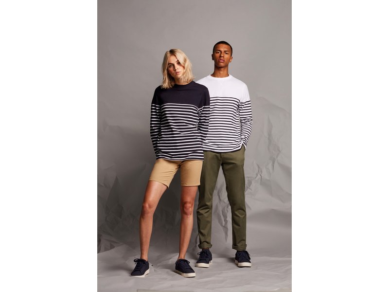 Front Row Collection Gestreept T-shirt met lange mouwen