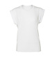 Bella + Canvas Ladies' flowy rolled-cuff T-shirt