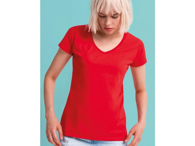 Fruit of the Loom Ladies' Iconic 150 V Neck T