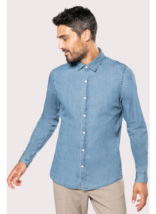 Kariban | K512 | Men’s denim shirt
