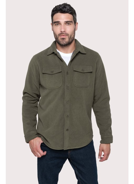 Kariban | K582 | Sherpa-lined fleece overshirt