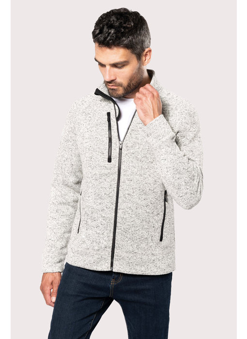 Kariban | K9106 | Men's full zip heather jacket