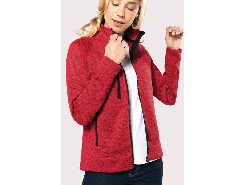 Kariban  Heather damesvest met rits