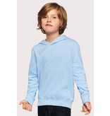 Kariban Kinder hooded sweater met gecontrasteerde capuchon