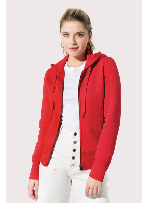 Kariban | K485 | Ladies’ organic full zip hooded sweatshirt