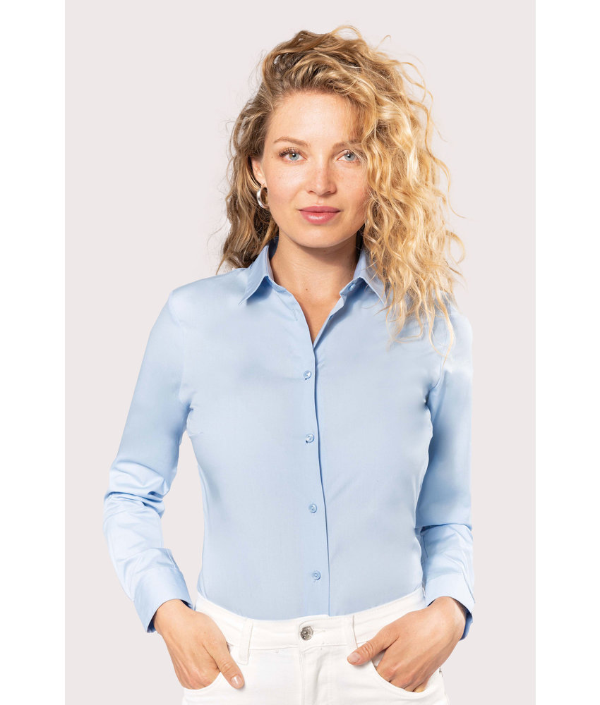 Kariban | K510 | Ladies’ long-sleeved cotton poplin shirt