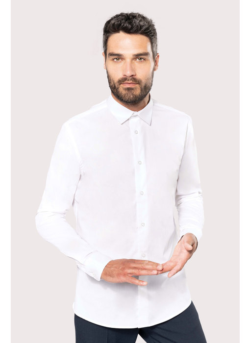 Kariban | K513 | Men’s long-sleeved cotton poplin shirt