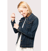 Kariban Ongevoerde damesjas van denim Kariban Ongevoerde damesjas van denim