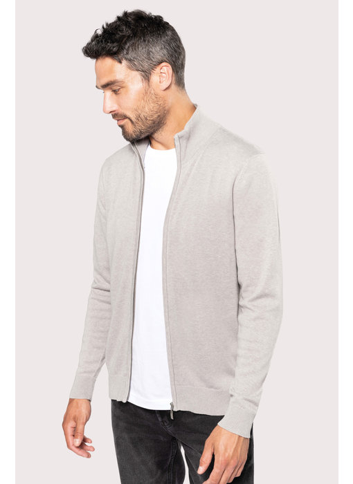 Kariban | K961 | Men's full zipcardigan