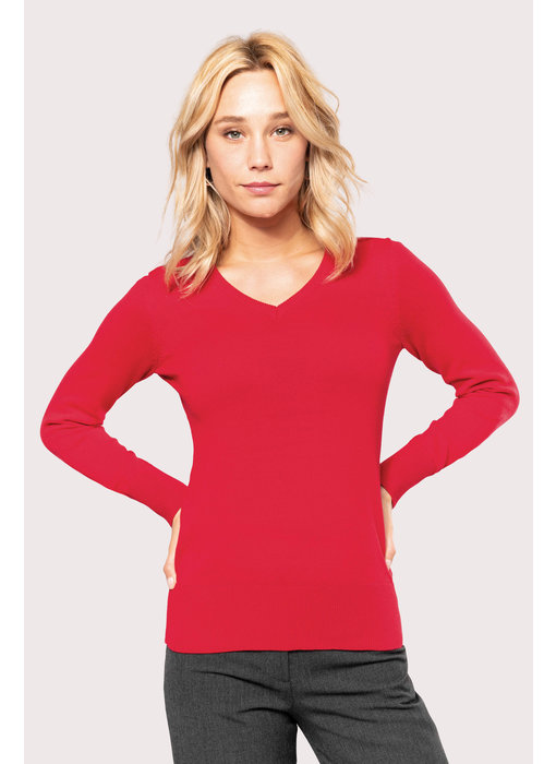 Kariban | K966 | Ladies' V-neck jumper