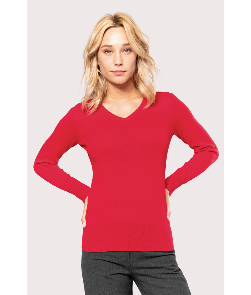 Kariban | K966 | Ladies' V-neck jumper