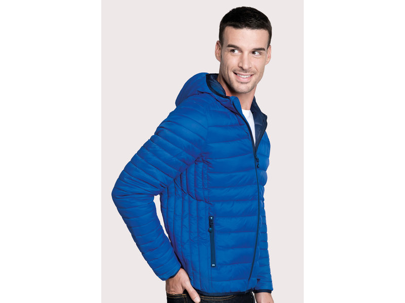 Kariban Men's lightweight hooded down jacket