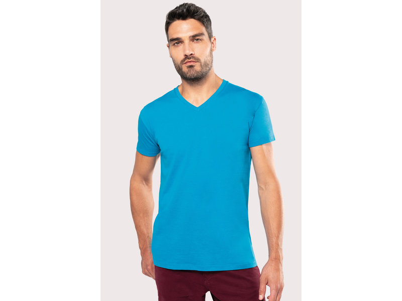 Kariban Heren-t-shirt BIO150 V-hals