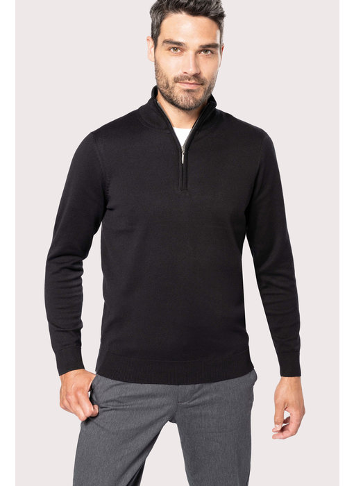 Kariban | K970 | Men's zip neck jumper