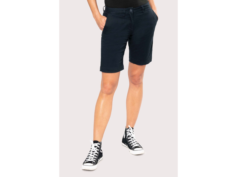 Kariban Dames chino bermudashorts