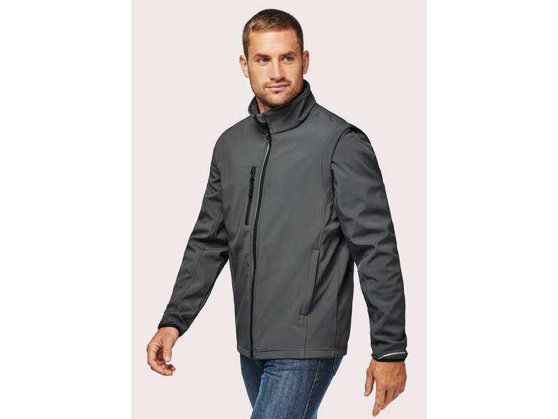 Proact Detachable Sleeve Softshell Jacket