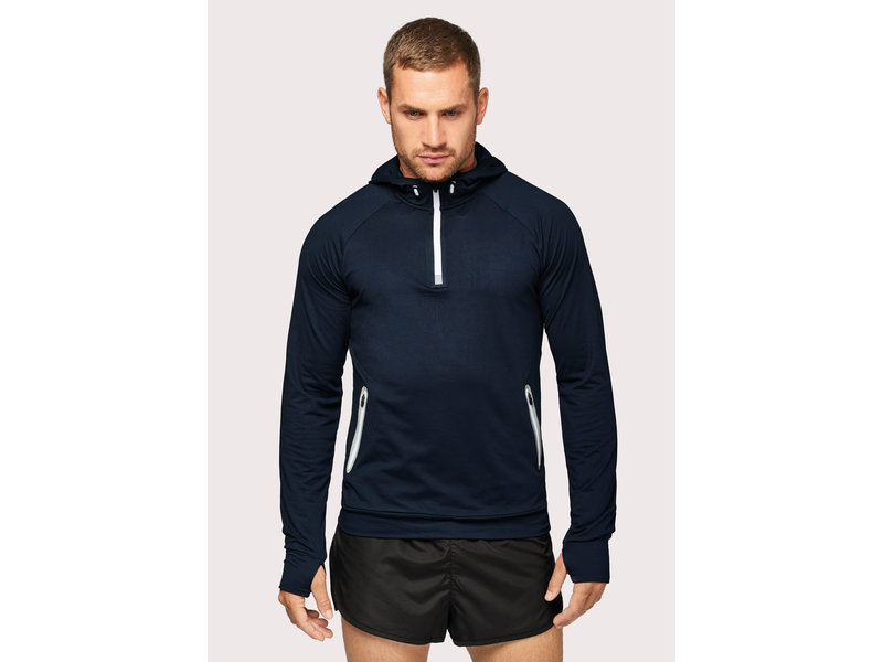 Proact 1/4 Zip Hooded Sports Sweater