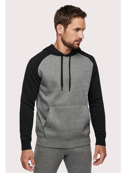 Proact | PA369 | Adult two-tone hooded sweatshirt