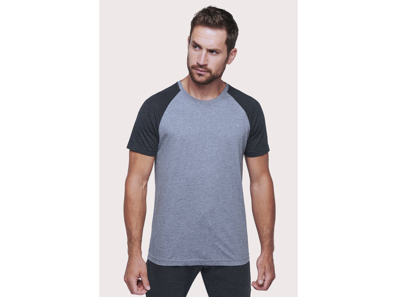 Proact Tweekleurig sport-t-shirt met korte mouwen volwassene